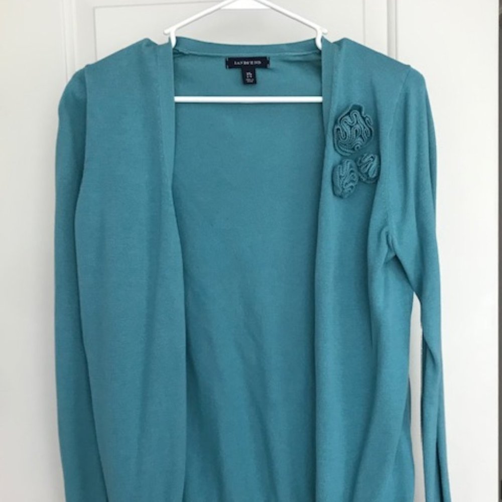 Teal Open Face Cardigan